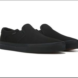 Black slip on vans